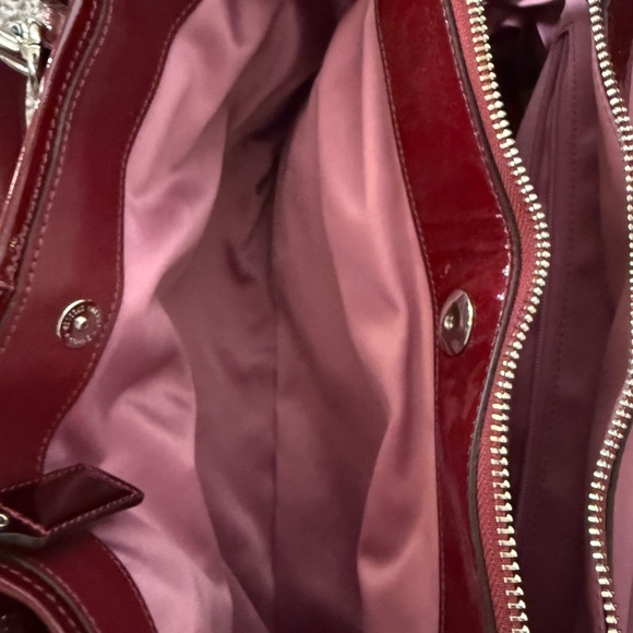 NWT Red Patent Leather Purse/Bag - Picture 6 of 10